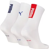 PUMA Socken PUMA UNISEX LOGO SHORT CREW (3-Paar)