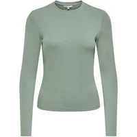 ONLY T-Shirt Damen Longsleeve 1er Pack Baumwolle (Packung, 1er Pack)