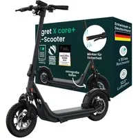 Egret E-Scooter X-Serie (core/prime/ultra) 12,5", FEDERUNG, BLINKER, ≤90 KM Reichweite, 500 W, 20 km/h, mit Straßenzulassung, ≤130kg Zuladung, App, Offroad