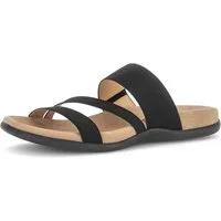 Gabor Pantolette Keilabsatz, Schupfschuh, Sommerschuh mit feinen Riemen