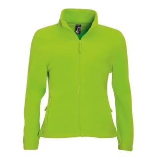 SOLS Damen North Fleece-Jacke mit durchgehendem Reißverschluss (Limette)
