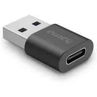 Hama USB-Adapter, USB-A-Stecker - USB-C-Buchse, USB 3.2 Gen2, 10 Gbit/s Adapter