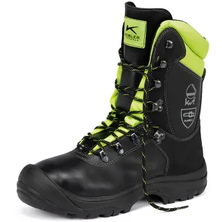 KÜBLER FOREST SCHNITTSCHUTZSTIEFEL S3 schwarz/warngelb 46 - 8150 9911-9934-46