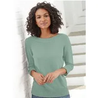 Witt Strickpullover Pullover 3/4-Arm Materialmix