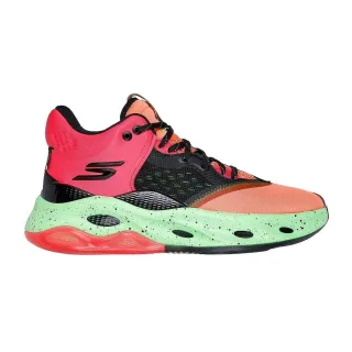 Skechers - Skater-Schuhe für Herren, Netzmaterial (Orange/Grün)