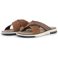 TOM TAILOR Shoes Licence Sandale (1-tlg) Slides mit Logo-Applikation