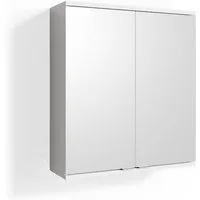 Vicco Badezimmerspiegelschrank Roy, Weiß, 60 x 68 cm (1-St)