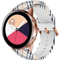 Cadorabo Smartwatch-Armband, Smartwatch Armband 20mm Samsung Galaxy Watch 42mm / 3 / 4 / 5