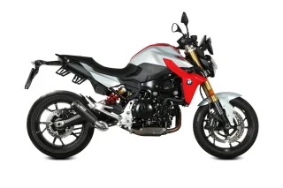 Sportauspuff MIVV X-M1 Edelstahl SCHWARZ BMW F 900 R Bj.2020-2026 EURO5/EURO5+ /eintragungsfrei/+ABE
