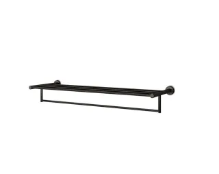 JEE-O Slimline Handtuchablage, schwarz strukturiert, 801-0073 801-0073