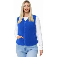 Worldclassca Fellimitatweste Worldclassca Teddy Weste Warm Kuschelig Kurz Herbst Winter Ärmellos Neue Kollektion - Stilvolle und gemütliche Mode für Damen