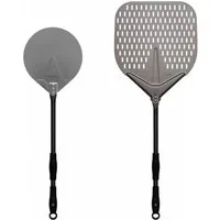 Alfa Forni Pizzaofen Alfa Forni Pizza Schaufel Set Medium 2-teilig Pizzaschaufel und