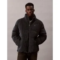 Calvin Klein Jeans Cordjacke LS CORDUROY MID WT PUFFER JACKET Mit Rundhalsausschnitt, regular fit