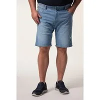 Men Plus Bermudas Jeans-Bermuda Denim Bauchfit Straight Fit 5-Pocket