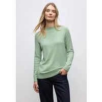 STREET ONE Strickpullover mit feiner Rollkante