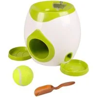 Flamingo Tier-Intelligenzspielzeug Hundespielzeug Wilson Leckerlispielzeug mit Tennisball