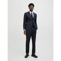 Jack & Jones Anzug JPRCOSTA SUIT (Set, 2-tlg) aus Polyester, sehr schmale Passform, mit Reverskragen, Langarm-Sakko