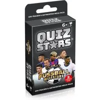 Gomazing Spiel Quizstars Fussball Weltstars 2. Edition, Kartenspiel, 400 Fragen und Antworten