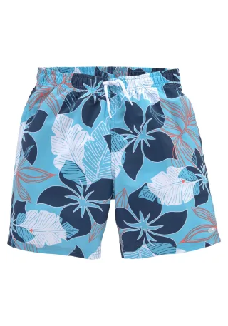 KangaROOS Badeshorts "Moloka Kids" mit Hawaiiprint