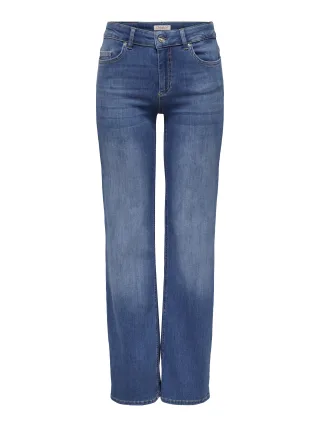 ONLY - ONLBLUSH MID STRAIGHT DNM REA12187 NOOS Medium Blue Denim - Gr. - 30