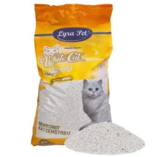 Lyra Pet White Cat Bentonit Katzenstreu 15 l