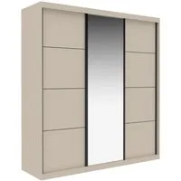 OTTO home Schwebetürenschrank Tonara Schrank, Kleiderschrank 2,00m Breite, Schiebetürenschrank (Schrank mit leichtgängiger Schiebetür, in 4 Farben, Top Ausstattung) inklusive Spiegeltür, 2 Kleiderstangen & 4 Schubkastenauszügen