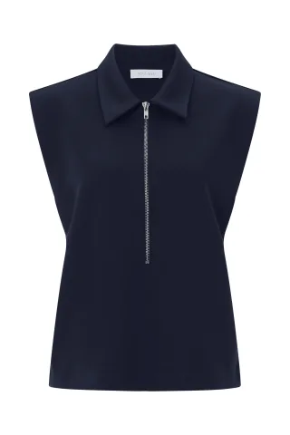 Rich & Royal - Jersey Vest midnight blue - Gr. - XS