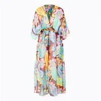Guess Chiffonkleid Guess Damen Kleidung, Guess Beach Long Silk Blend Kimono Alloverdruck