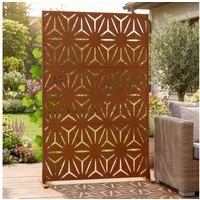 casa.pro Raumteiler, »Kilsturd« Trennwand verzinkter Stahl 180 x 120 cm Braun