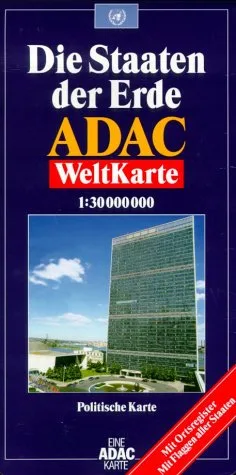 ADAC Karte Die Staaten der Erde