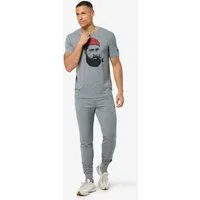 SUPER.NATURAL Print-Shirt für Herren, kurzam aus Merino M SN SAILOR TEE mit coolem Strand Motiv