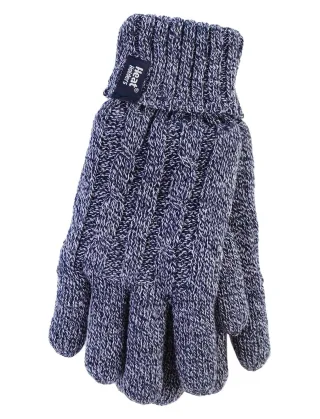 Heat Holders - Womens Cable Knit 2.3 tog Handschuhe für den Winter