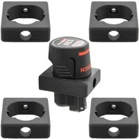 TSB Werk Werkzeughalter Akku Halter für Bosch 12V Halterung Akku Akku 12V, 4-tlg., Wandhalter, Wandhalterung, Bosch