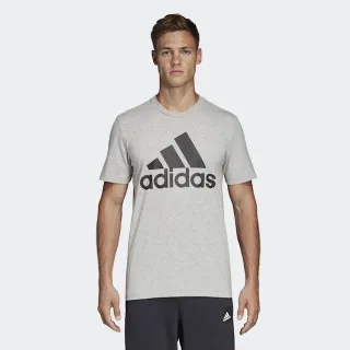 Adidas Männer Must Haves Abzeichen des Sports T Shirt Grau