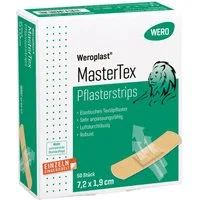 Weroplast® Wundpflaster MasterTex Pflasterstrips - textil & angenehmes Tragegefühl (50 St), Pflasterstrips