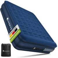 Juskys Luftmatratze Sapri, Doppel-Luftbett, selbstaufblasend, wasserdicht, inkl. Pumpe, Tasche