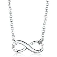 Elli Choker Infinity Symbol Unendlichkeit 925 Silber