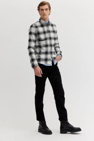 BASEFIELD - He.-Freizeithemd 1/1 black - Gr. - XL