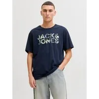 Jack & Jones Kurzarmshirt JJEJEFF LOGO TEE SS SN mit Logoprint