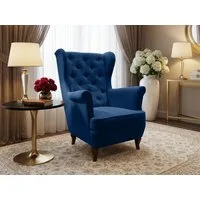 Beautysofa Ohrensessel Sessel FALCO Chesterfield Wohnzimmersessel Fernsehsessel
