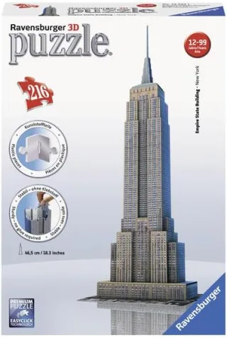 Ravensburger 3D Puzzle 12553 - Empire State Building [216 Teile]