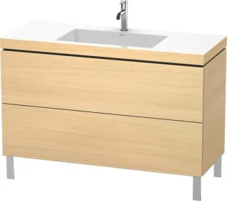 Duravit L-Cube c-bonded Set bodenstehend Mediterrane Eiche Matt 1200x480x698 mm - LC6939O7171 LC6939O7171