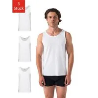 Barrio 13 Achselhemd Tank Top Unterhemd für Herren (Packung, Set, Spar-Pack, Spar-Packung, 3-St., 3er-Pack) Feinripp aus Baumwolle