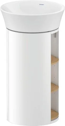 Duravit White Tulip Waschtischunterbau bodenstehend Natur Eiche & Weiß Matt & Hochglanz 410x410x750  WT42390H585