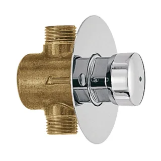 Tres Zeitgeschaltete Unterputz Ablaufarmatur für Urinal mit 1 Wasserauslauf , 01220801 01220801