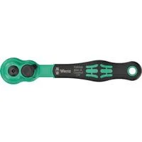 8010 A Zyklop Comfort Knarre, 1/4" schwarz/grün, Comfort-Knarre mit Umschalthebel