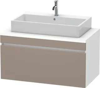 Duravit DuraStyle Konsolenwaschtischunterbau wandhängend Basalt & Weiß Matt 1000x548x512 mm - DS5314 DS531404318