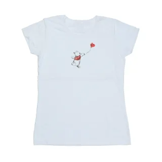 Disney - "Winnie The Pooh Balloon" T-Shirt für Damen (Weiß)