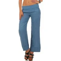 malito more than fashion Leinenhose malito Damen Hose aus Leinen, Stoffhose in Unifarben, Freizeithose Casual Leinen Hose