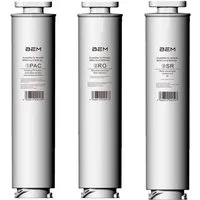 BEM Ersatzfilter für BEM LINA und BEM IDA 3-er Set, Zubehör für Lina und Ida, RO PAC und SR (Remineralisierung) Filter
